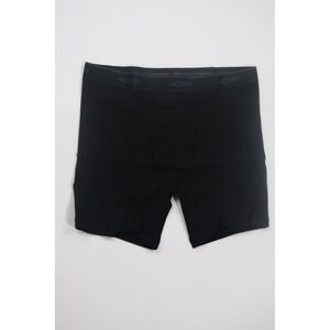 Woxer Boxer Briefs Baller Rib Large Black Pima Cotton Modal Everyday Underwear